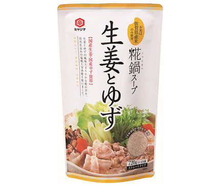 Sauce soja Miyajima soupe en pot koji gingembre et yuzu 720g x 10 sachets 