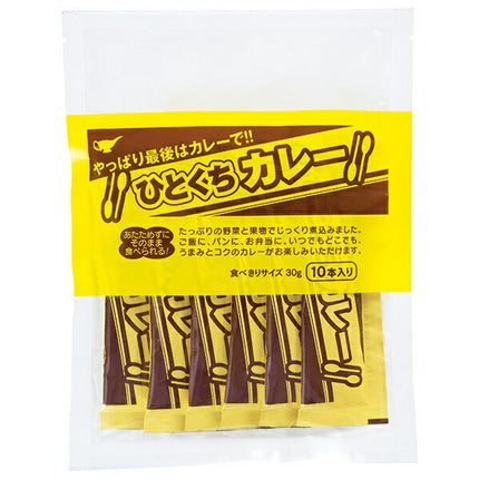 宮島醤油 ひとくちカレー 300g(30g×10本)×10袋入【日本出荷】