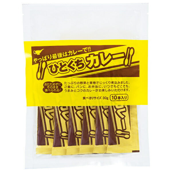 Miyajima sauce soja bouchée curry 300g (30g x 10 pièces) x 10 sachets 