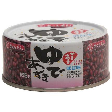 Tanio Food Industry Boiled Azuki Low Sweetness No Can Opener Required 165g Cans x 24 Pieces [Shipped in Japan]
