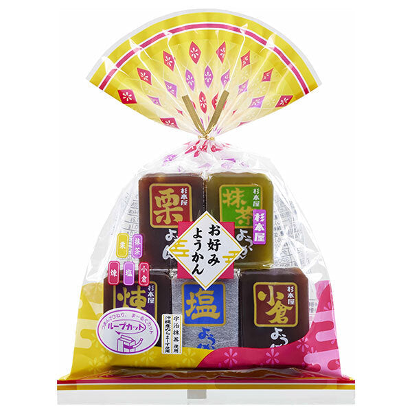 杉本屋製菓 お好みようかん 320g(40g×8個)×12袋入【日本出荷】