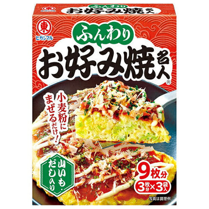 Higashimaru Soy Sauce Fluffy Okonomiyaki Master 3 bags x 10 boxes [shipped in Japan]