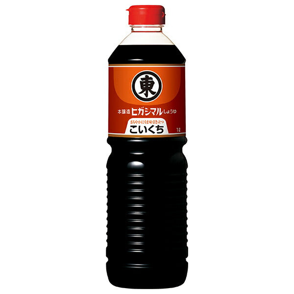 Higashimaru Soy Sauce Koikuchi Soy Sauce 1L PET bottle x 15 pieces [Shipped in Japan]