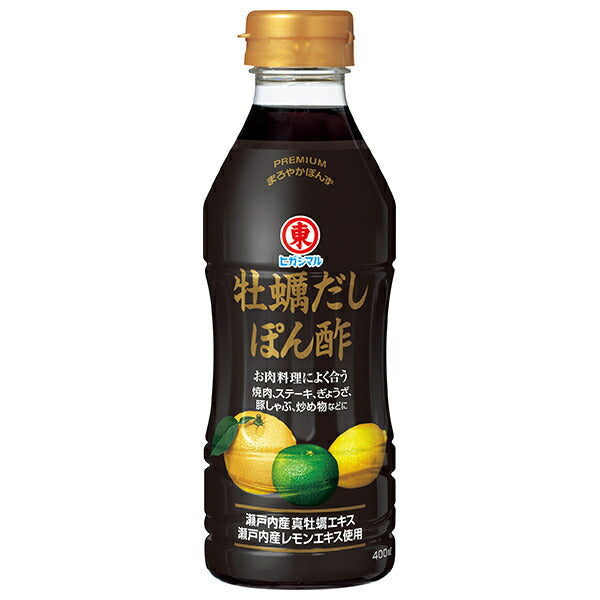Higashimaru Soy Sauce Oyster Dashi Ponzu 400ml PET bottle x 12 bottles [Shipped in Japan]
