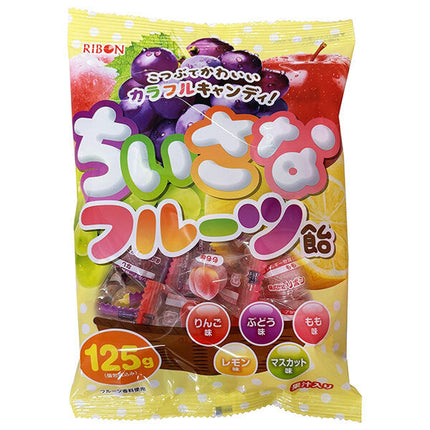 Ribbon Small Fruit Candy 125g x 12 bags 