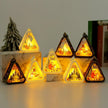 Christmas Decorations Retro Electric Candle Lamp Luminous Ornaments