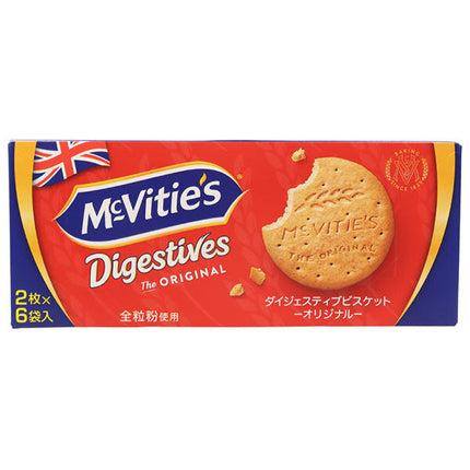 [12/25~5% de réduction sur tous les produits !!] Montoire McVitie Digestive Biscuit Original 12 pièces (2 pièces x 6P) x 12 pièces 