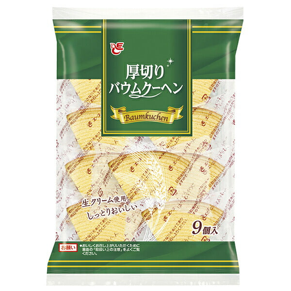 エースベーカリー 厚切りバウムクーへン 9個×12袋入【日本出荷】
