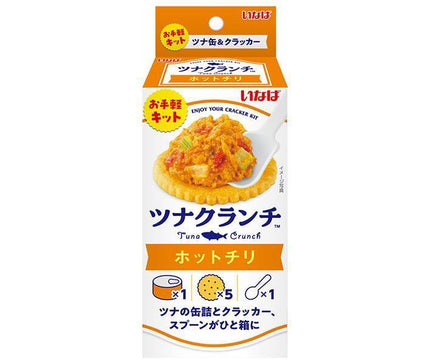 Inaba Foods Tuna Crunch Hot Chili (sauce 60g + 5 crackers) x 24 pièces 