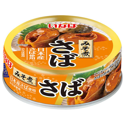 Inaba Foods Mackerel Miso Boiled 60g x 24 pieces [Shipped in Japan]