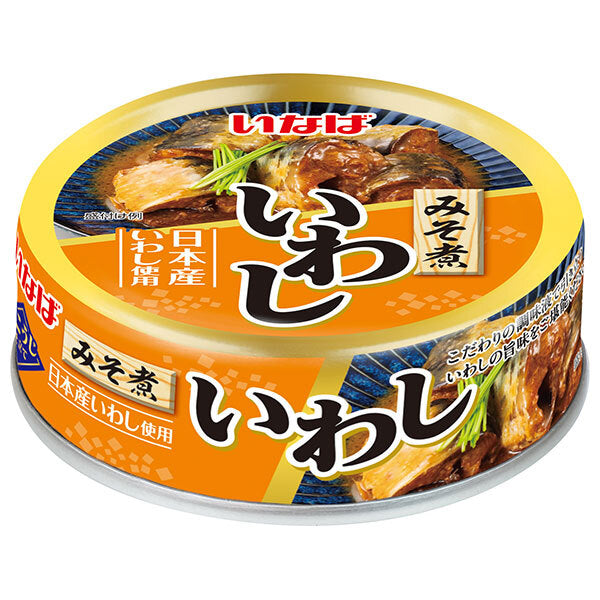 Inaba Foods Sardine Miso Boiled 60g x 24 pieces [Shipped in Japan]