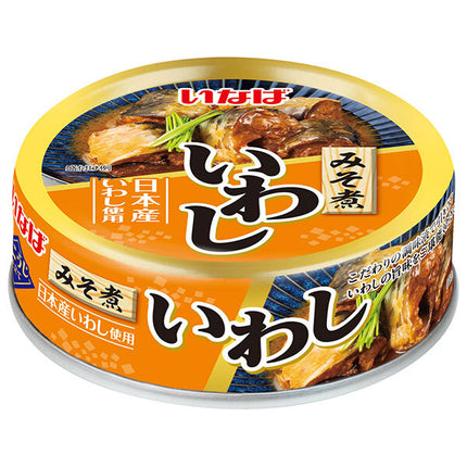 Inaba Foods Sardine Miso Boiled 60g x 24 pieces [Shipped in Japan]