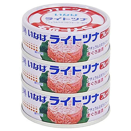 Inaba Foods Light Tuna Flakes Tuna 70g x 3 cans x 15 pieces