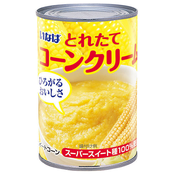 Inaba Foods Freshly Harvested Corn Cream 425g x 24 pieces [Shipped in Japan]