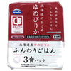 Uke Natural water-made fluffy rice Hokkaido rice Yumepirika (200g x 3P) x 8 bags [shipped in Japan]