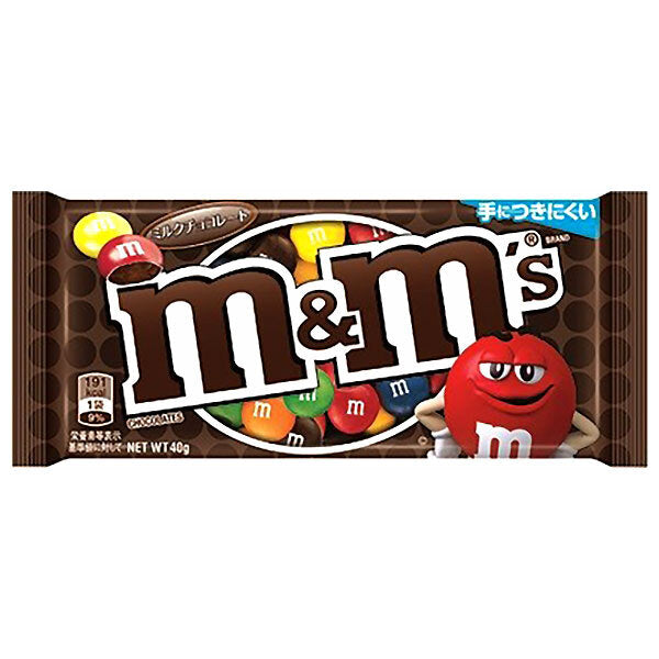 Mars Japan M&M’S Milk Chocolate Single 40g x 12 pieces [Shipped in Japan]