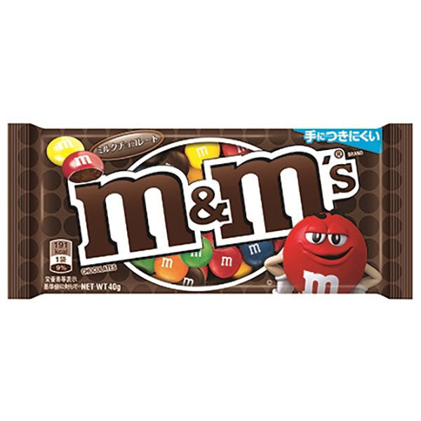 [全商品5%OFF!!~12/27迄] マースジャパン M&M’S(エム&エムズ) ミルクチョコレートシングル 40g×12個入