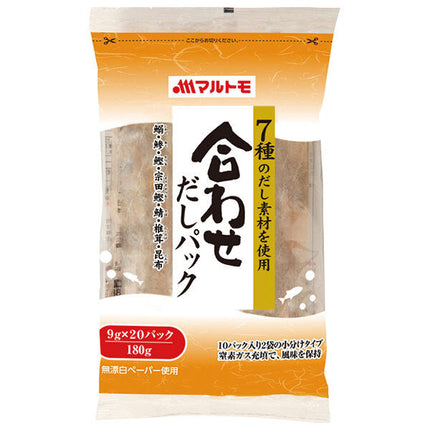 Marutomo combined dashi pack (9g x 10 bags) x 2 bags x 15 bags [shipped in Japan]