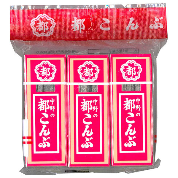 Nakano Bussan Miyako Konbu (15g x 3 pieces) x 10 bags [shipped in Japan]