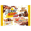 Yuraku Seika Black Thunder Mini Bar Almond & Hazelnut 112g x 12 bags [Shipped in Japan]