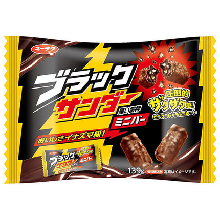Yuraku Seika Black Thunder Mini Bar 139g x 12 bags [shipped in Japan]