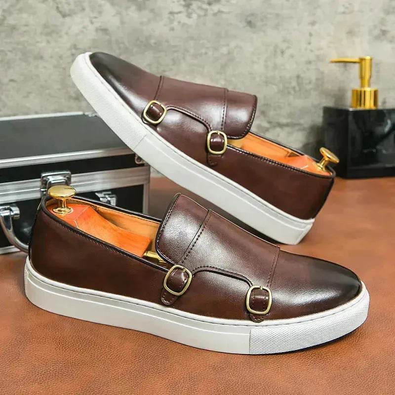 Fashion Loafers Men's Casual Slip-on Flats Shoes Formal Business Office Meeting Shoe for Men