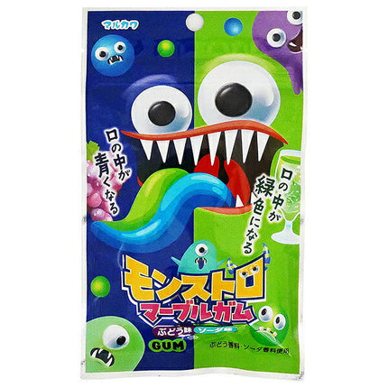 Marukawa Seika Monster Straw Marble Gum 37g x 10 pieces [Shipped in Japan]