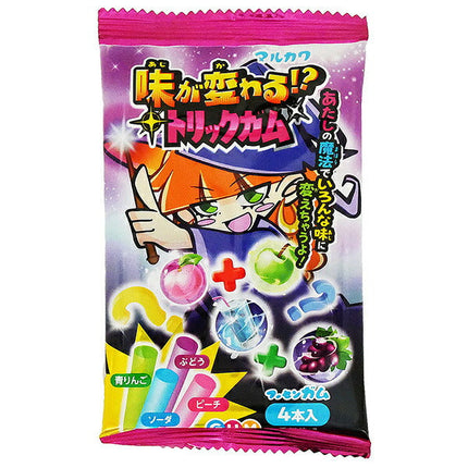 Marukawa Seika Trick Gum with changing taste 4 pieces x 20 pieces [shipped in Japan]