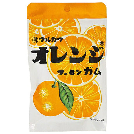 Marukawa Seika zipper bag orange bubble gum 47g x 10 bags [shipped in Japan]