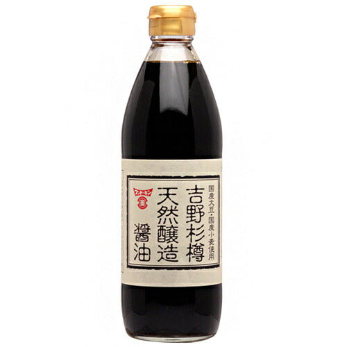 Fundokin Yoshino Cedar Barrel Naturally Brewed Soy Sauce 500ml Bottles x 6 Bottles [Shipped in Japan]