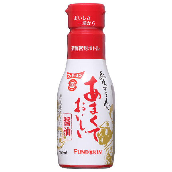 フンドーキン あまくておいしい醤油 200ml×12本入【日本出荷】