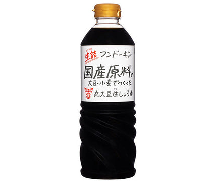 Fundokin Raw Soy Sauce made from domestically produced soybeans and wheat, 720ml x 12 (6 x 2) bottles