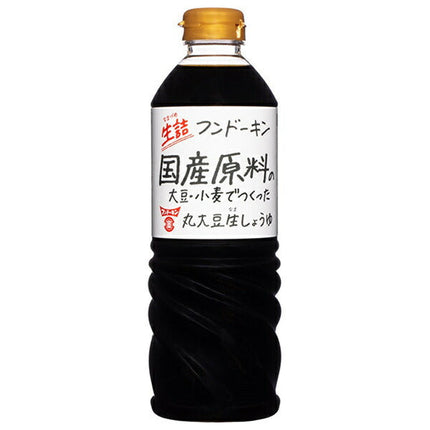 Fundokin Raw Soy Sauce Made from Domestic Soybeans and Wheat 720ml x 12 (6 x 2) bottles [Shipped in Japan]