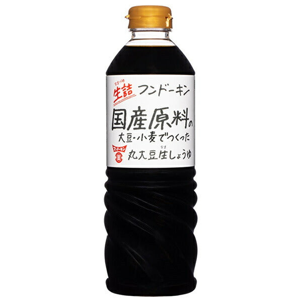 Fundokin Raw Soy Sauce Made from Domestic Soybeans and Wheat 720ml x 12 (6 x 2) bottles [Shipped in Japan]