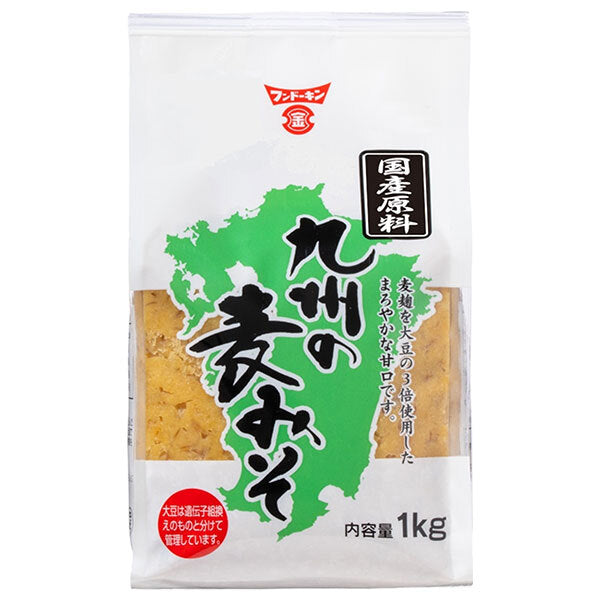 フンドーキン 九州の麦みそ 1kg×10袋入【日本出荷】