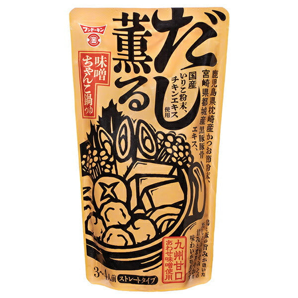 Fundokin Dashi fragrant miso chanko nabe soup 750g x 12 bags [shipped in Japan]