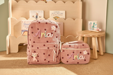 Kids Corduroy Backpack & Lunch Bag Set – Handmade Chunky Yarn, 7 Colour Combos