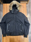 Outdoor Survival Canada Mens Desna -40 Down Bomber Jacket - Orca Black, Medium - ON DISPLAY