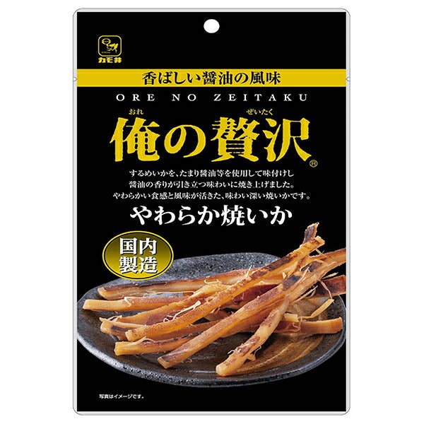 カモ井 俺の贅沢 やわらか焼いか 24g×5袋入