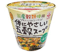 Higashimaru Cup Healthy Five Grain Soup Light Japanese Salt Flavor 12.7g x 12 pieces [Shipped in Japan]
