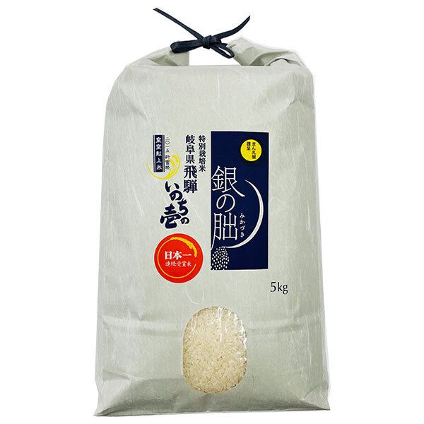 [5% off all items! Starting 1/15! ] Minami Osaka Rice [2024 harvest] Polished rice Gin no Mikazuki, Hida, Gifu Prefecture, specially grown rice, 5kg x 1 bag