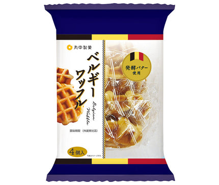 Marunaka Confectionery Belgian Waffles 4 pieces x 6 bags 