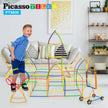 PicassoTiles - PicassoTiles 600pc Straw Building Set