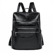 Leather Backpack Large Capacity for Women's - PU Soft
