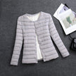Women's Lightweight Short Inner-wear Round-neck Thermal Jacket