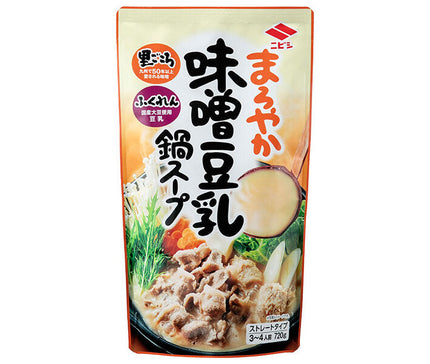 ニビシ醤油 まろやか味噌豆乳鍋スープ 720g×10袋入