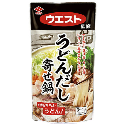 Nibishi Shoyu West-Supervised Udon Broth & Yosenabe Soup 720g x 10 Bags [Ships from Japan]