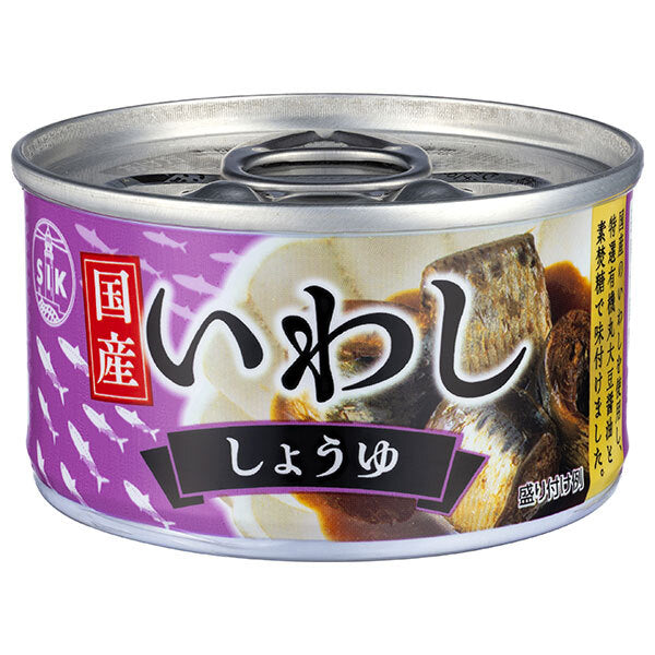Conserves de sardines en sauce soja de la marque Shinda, sardines japonaises, 80g x 24 boîtes.
