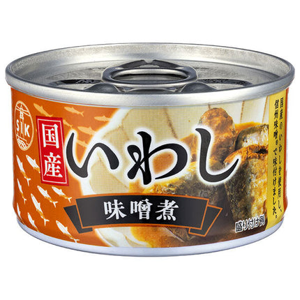 信田缶詰 いわし味噌煮 国産いわし使用 80g缶×24個入【日本出荷】