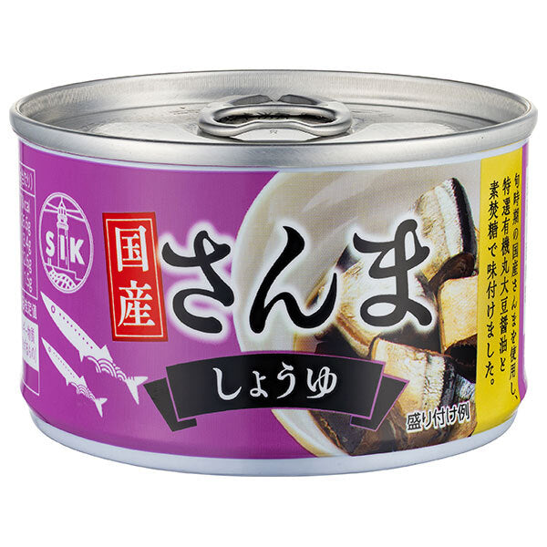 Shinada Canned Domestic Sanma Soy Sauce 150g can x 24 pieces [Shipped in Japan]